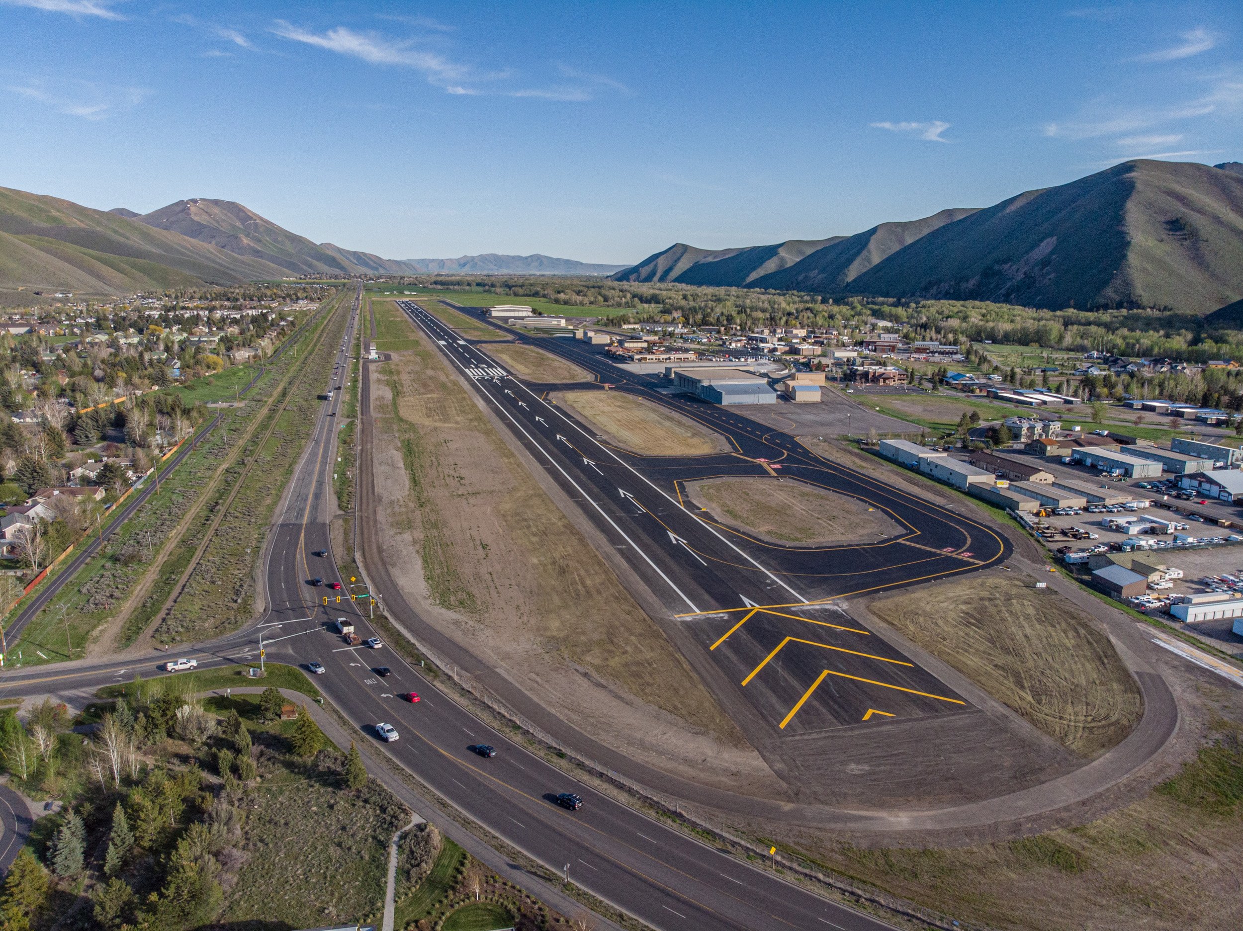 Sun Valley Friedman Memorial Runway Rehabilitation   SUN Airport DJI 0395 Use As Second One 